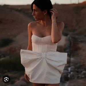 Zara bow skirt